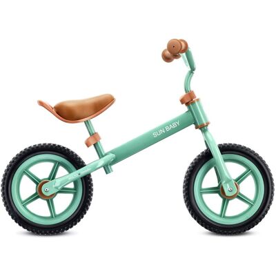 Sun Baby Rowerek biegowy dla dzieci 12 cali dla 2 latka 3 latka Lekki 2,5 kg Molto STRADA Sage green czarne opony Sun Baby Rowerek biegowy dla dzieci 12 cali dla 2 latka 3 latka Lekki 2,5 kg Molto STRADA Sage green czarne opony