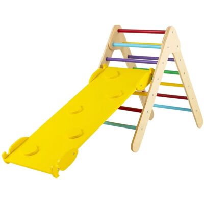 Costway - Kletterdreieck - 86.5 x 48 x 73.5 cm - Bunt - Climbing triangle Costway - Kletterdreieck - 86.5 x 48 x 73.5 cm - Bunt - Climbing triangle
