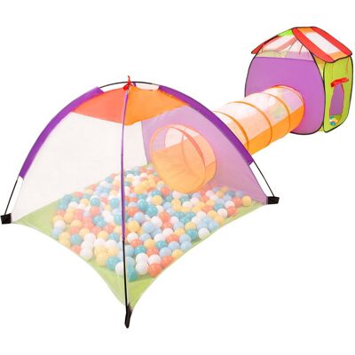 SELONIS - Plac Zabaw 3w1 - 900 Kolorowych Kul - 6 cm - Zestaw SELONIS - Plac Zabaw 3w1 - 900 Kolorowych Kul - 6 cm - Zestaw