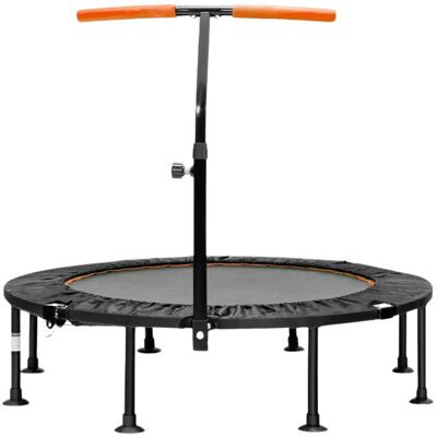 COSTWAY Składana mini trampolina Trampolina fitness Regulacja uchwytu COSTWAY Składana mini trampolina Trampolina fitness Regulacja uchwytu