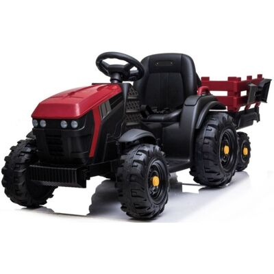 Ramiz, Traktor na akumulator Titanium Z Przyczepą Czerwony Ramiz, Traktor na akumulator Titanium Z Przyczepą Czerwony