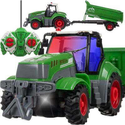 Kruzzel 24850 Zabawka traktor - Zdalne sterowanie z przyczepą Kruzzel 24850 Zabawka traktor - Zdalne sterowanie z przyczepą