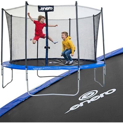 TRAMPOLINA BATUTA OGRODOWA SKŁADANA Z SIATKĄ WEWNĘTRZNĄ 12FT 366CM ENERO TRAMPOLINA BATUTA OGRODOWA SKŁADANA Z SIATKĄ WEWNĘTRZNĄ 12FT 366CM ENERO