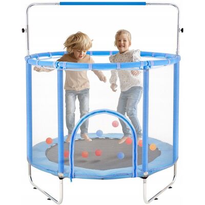 Vevor Trampolina mała domowa dla dzieci do domu i ogrodu z siatką 147 cm Vevor Trampolina mała domowa dla dzieci do domu i ogrodu z siatką 147 cm