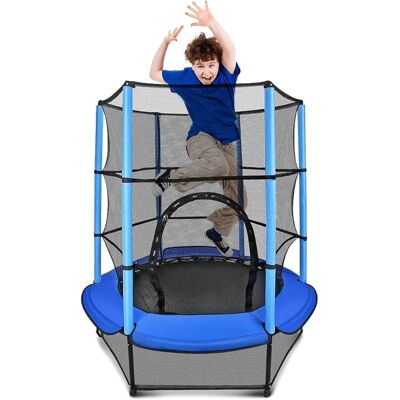 Inny producent Trampolina Maycoly 140 cm Dla Dzieci Z Siatką Ochronną Składana Niebieska Inny producent Trampolina Maycoly 140 cm Dla Dzieci Z Siatką Ochronną Składana Niebieska