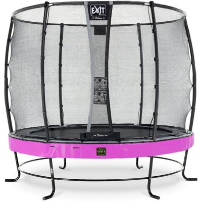 Trampolina ogrodowa Premium ø253cm z siatką zabezpieczającą fioletowa Exit Trampolina ogrodowa Premium ø253cm z siatką zabezpieczającą fioletowa Exit