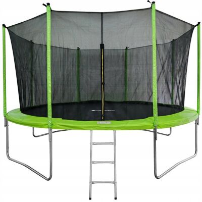 Trampolina z pełnym wyposażeniem inSPORTline Irbiso 427 cm Trampolina z pełnym wyposażeniem inSPORTline Irbiso 427 cm