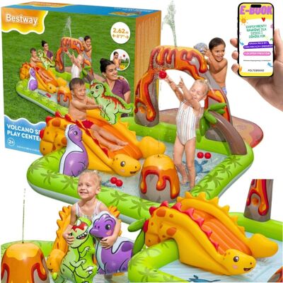 Wodny Plac Zabaw Dinozaury Bestway 53172 Basen Ze Zjeżdżalnią Volcano Springs + E-BOOK Wodny Plac Zabaw Dinozaury Bestway 53172 Basen Ze Zjeżdżalnią Volcano Springs + E-BOOK