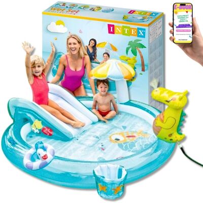 Wodny Plac Zabaw INTEX Basen + Zjeżdżalnia + Akcesoria 201x170 cm PREZENT DLA DZIECI + EBOOK Wodny Plac Zabaw INTEX Basen + Zjeżdżalnia + Akcesoria 201x170 cm PREZENT DLA DZIECI + EBOOK