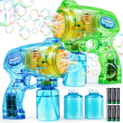 Joyin 2 Pistolety Do Baniek Mydlanych Dla Dzieci Z Płynem 148 Ml Zestaw Na Joyin 2 Pistolety Do Baniek Mydlanych Dla Dzieci Z Płynem 148 Ml Zestaw Na