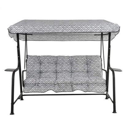 Dajar 461462 Huśtawka Ogrodowa Metalowa Patio Hawaii Black Edition Dajar 461462 Huśtawka Ogrodowa Metalowa Patio Hawaii Black Edition