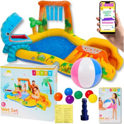 Basen Dla Dzieci Intex Dmuchany Ogrodowy Plac Zabaw Dla Dzieci Zjeżdzalnia Piłka Bonusy + Ebook Basen Dla Dzieci Intex Dmuchany Ogrodowy Plac Zabaw Dla Dzieci Zjeżdzalnia Piłka Bonusy + Ebook