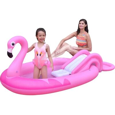 Marka Model Różowa - Nadmuchiwany flamingo basen dla dzieci i rodzin Marka Model Różowa - Nadmuchiwany flamingo basen dla dzieci i rodzin