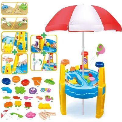 Lean Toys Dla Dzieci 2w1 Zabawka Letnia Piaskownica Lean Toys Dla Dzieci 2w1 Zabawka Letnia Piaskownica