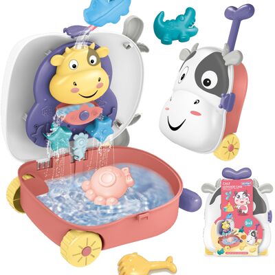 Lean Toys Dla Dzieci 3w1 Walizka Z Piaskiem Lean Toys Dla Dzieci 3w1 Walizka Z Piaskiem