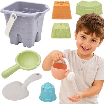 Lean Toys DLA DZIECI KOLOROWY ZESTAW DO PIASKU Lean Toys DLA DZIECI KOLOROWY ZESTAW DO PIASKU