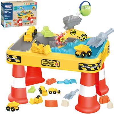 Lean Toys Dla Dzieci Zabawkowy Stolik Wodny Z Piaskownicą Lean Toys Dla Dzieci Zabawkowy Stolik Wodny Z Piaskownicą
