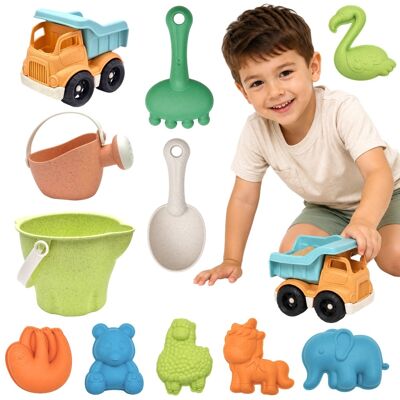 Lean Toys DLA DZIECI ZABAWKOWY ZESTAW DO ZABAWY PIASKIEM Lean Toys DLA DZIECI ZABAWKOWY ZESTAW DO ZABAWY PIASKIEM