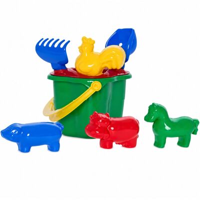 Lean Toys DLA DZIECI ZESTAW DO ZABAWY W PIASKOWNICY Lean Toys DLA DZIECI ZESTAW DO ZABAWY W PIASKOWNICY