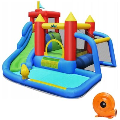 COSTWAY Dmuchaniec Dla Dzieci Zamek Zjeżdżalnia Basen Trampolina, Dmuchawa COSTWAY Dmuchaniec Dla Dzieci Zamek Zjeżdżalnia Basen Trampolina, Dmuchawa