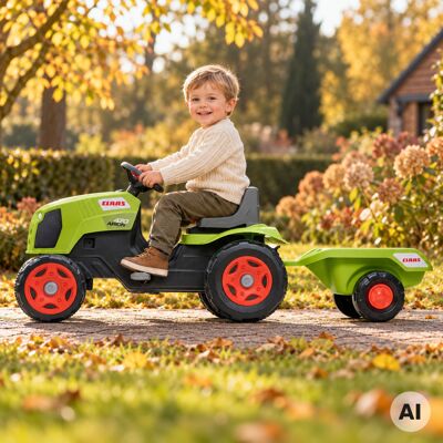 Falk Traktor Na Pedały Claas Arion 470 Z Przyczepą I Otwieraną Maską 2-6 Lat Falk Traktor Na Pedały Claas Arion 470 Z Przyczepą I Otwieraną Maską 2-6 Lat