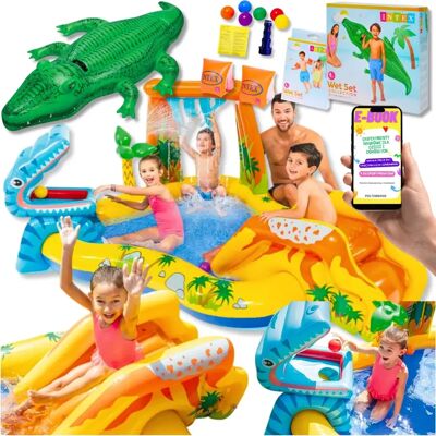 Hit! Basen Dla Dzieci + Dodatki Do Ogrodu Na Lato Dmuchany Plac Zabaw Dla Dzieci Zjeżdżalnia Intex Xxl Prezent Dla Dzieci + Ebook Hit! Basen Dla Dzieci + Dodatki Do Ogrodu Na Lato Dmuchany Plac Zabaw Dla Dzieci Zjeżdżalnia Intex Xxl Prezent Dla Dzieci + Ebook