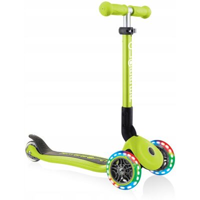 Hulajnoga Trójkołowa Globber Junior Foldable Lights Zielona Hulajnoga Trójkołowa Globber Junior Foldable Lights Zielona