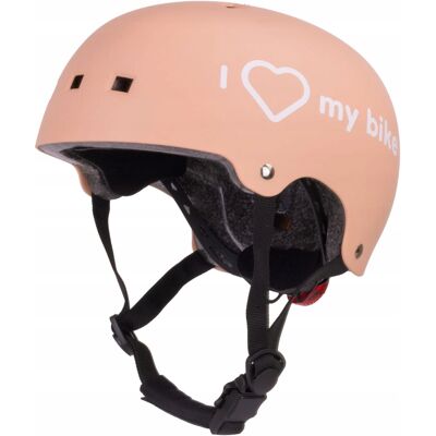 Kask SUN BABY I Love My Bike Morelowy dla Dzieci z lampką (rozmiar S) Kask SUN BABY I Love My Bike Morelowy dla Dzieci z lampką (rozmiar S)