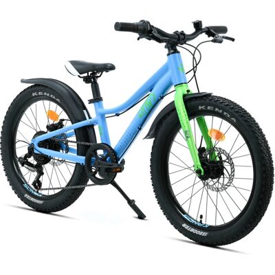 Lekki rower dziecięcy 20″ Kands Nico aluminiowy ST tarcze niebiesko-seledynowy 2026 Lekki rower dziecięcy 20″ Kands Nico aluminiowy ST tarcze niebiesko-seledynowy 2026