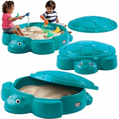 Little Tikes Piaskownica Ogrodowa Do Zabawy Z Pokrywą Żółw 2 Siedziska Little Tikes Piaskownica Ogrodowa Do Zabawy Z Pokrywą Żółw 2 Siedziska