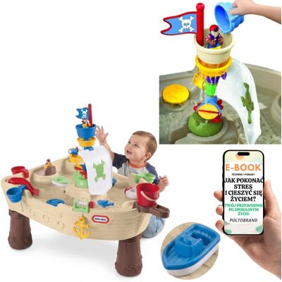 Little Tikes Stół Wodny Statek Piracki Zabawka Ogrodowa Na Lato 2+ + E-Book-1 Little Tikes Stół Wodny Statek Piracki Zabawka Ogrodowa Na Lato 2+ + E-Book-1
