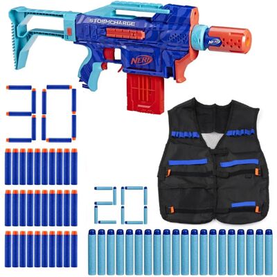 Nerf Elite 2.0 Zesatw Stormcharge Wild Edition F7376 + Kamizelka + 30 Strzałek Nerf Elite 2.0 Zesatw Stormcharge Wild Edition F7376 + Kamizelka + 30 Strzałek