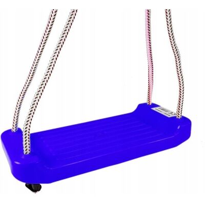 Lean Toys Ogrodowa Huśtawka Deska Plastikowa Granatowy Lean Toys Ogrodowa Huśtawka Deska Plastikowa Granatowy