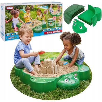 Little Tikes Piaskownica Basen Na Kulki 2w1 Plastikowa Duża Składana Zamykana Żółw Little Tikes Piaskownica Basen Na Kulki 2w1 Plastikowa Duża Składana Zamykana Żółw