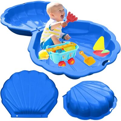 Paradiso Toys Piaskownica Duża Xl Basen 2w1 Muszelka Zamykana Paradiso Toys Piaskownica Duża Xl Basen 2w1 Muszelka Zamykana
