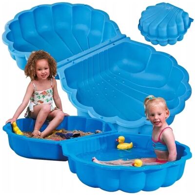 Paradiso Toys Piaskownica Zamykana Duża Basen Xxl 2w1 Muszelka Dla Dzieci Zabawa Paradiso Toys Piaskownica Zamykana Duża Basen Xxl 2w1 Muszelka Dla Dzieci Zabawa