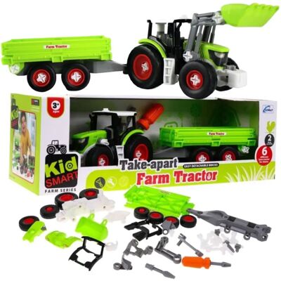 RMZ DIY Traktor z Przyczepą - Zabawka dla dzieci 3+ RMZ DIY Traktor z Przyczepą - Zabawka dla dzieci 3+