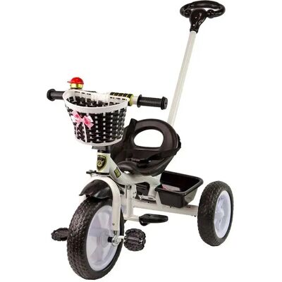 Lean Toys Rowerek Trójkołowy Dzieci Pchacz Koszyk Koła Eva Lean Toys Rowerek Trójkołowy Dzieci Pchacz Koszyk Koła Eva