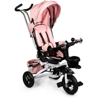 Ecotoys Rowerek Trójkołowy Obrotowy 360° Różowy Delux Z Daszkiem Ecotoys Rowerek Trójkołowy Obrotowy 360° Różowy Delux Z Daszkiem