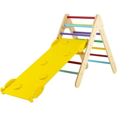 Costway - Kletterdreieck - 86.5 x 48 x 73.5 cm - Bunt - Climbing triangle Costway - Kletterdreieck - 86.5 x 48 x 73.5 cm - Bunt - Climbing triangle