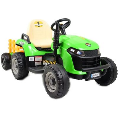 Super Traktor Labor- Na Akumulator Z Przyczepą I Kiprem/bbh030 Super Traktor Labor- Na Akumulator Z Przyczepą I Kiprem/bbh030