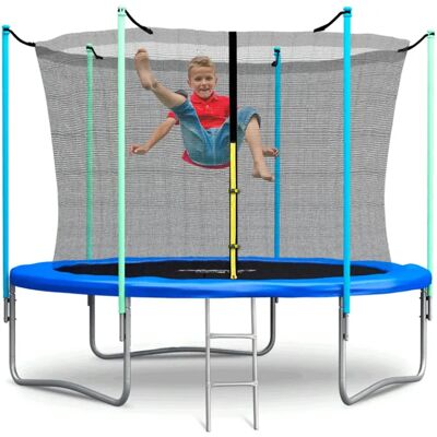 MalPlay Trampolina Ogrodowa Dla Dzieci Do Skakania Z Drabinką 315 Cm MalPlay Trampolina Ogrodowa Dla Dzieci Do Skakania Z Drabinką 315 Cm
