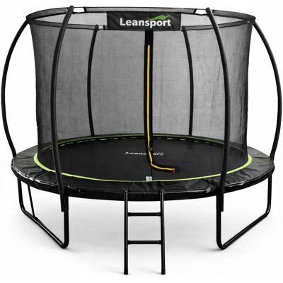 Lean Toys Trampolina Ogrodowa Lean Z Siatką Wewnętrzną Czarno-Zielona 183cm 6ft Lean Toys Trampolina Ogrodowa Lean Z Siatką Wewnętrzną Czarno-Zielona 183cm 6ft