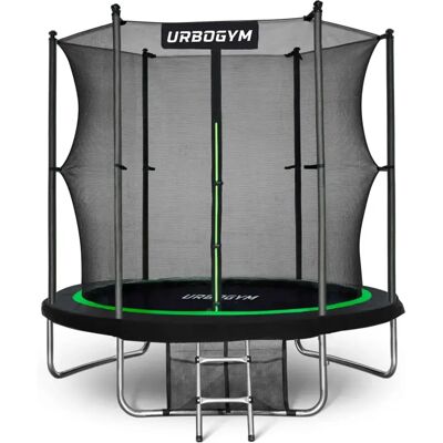 Urbogym, Trampolina Ogrodowa Z Siatką Wewnętrzną, 8 Ft/252 Cm, Jumper Urbogym, Trampolina Ogrodowa Z Siatką Wewnętrzną, 8 Ft/252 Cm, Jumper