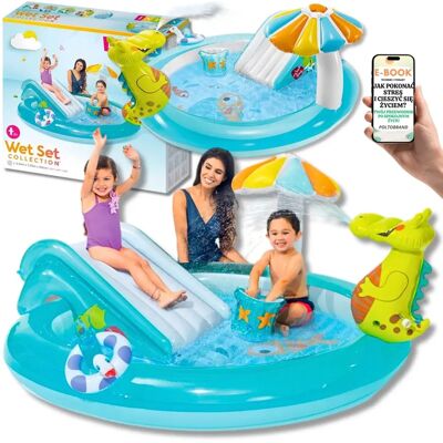 Wodny Raj Dla Dzieci Intex Plac Zabaw Basen Dmuchany Dla Dzieci Dziecięcy Do Ogrodu Na Plaże + Ebook-1 Wodny Raj Dla Dzieci Intex Plac Zabaw Basen Dmuchany Dla Dzieci Dziecięcy Do Ogrodu Na Plaże + Ebook-1