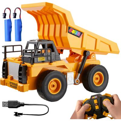 Joyin Wywrotka Rc 2,4 Ghz Led Pojazd Budowlany Z Pilotem Dla Dzieci 3-6 Lat Joyin Wywrotka Rc 2,4 Ghz Led Pojazd Budowlany Z Pilotem Dla Dzieci 3-6 Lat