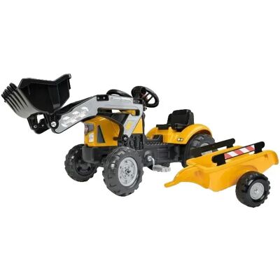 Zabawka Falk Superbuilder Ciągnik Pedałowy Żółty/czarny/srebrny 162x42x53 Cm Zabawka Falk Superbuilder Ciągnik Pedałowy Żółty/czarny/srebrny 162x42x53 Cm