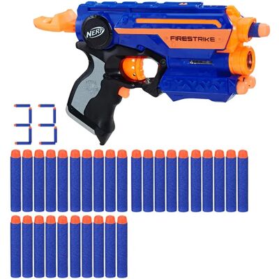 Zesatw Pistolet Nerf N-Strike Elite Firestrike 53378 + 30 Strzałek Zesatw Pistolet Nerf N-Strike Elite Firestrike 53378 + 30 Strzałek
