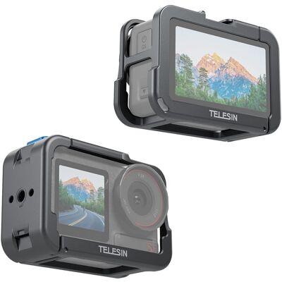 Aluminiowa ramka do DJI Osmo Action 5 Pro Telesin S6-FMS-13BK-TDJ Aluminiowa ramka do DJI Osmo Action 5 Pro Telesin S6-FMS-13BK-TDJ