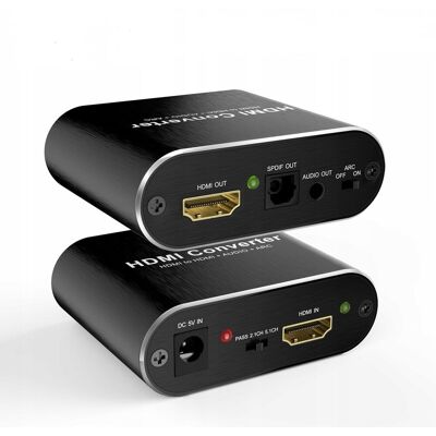 PAWONIK Ekstraktor Hdmi Do Hdmi+Audio Arc Adapter Konwerte PAWONIK Ekstraktor Hdmi Do Hdmi+Audio Arc Adapter Konwerte